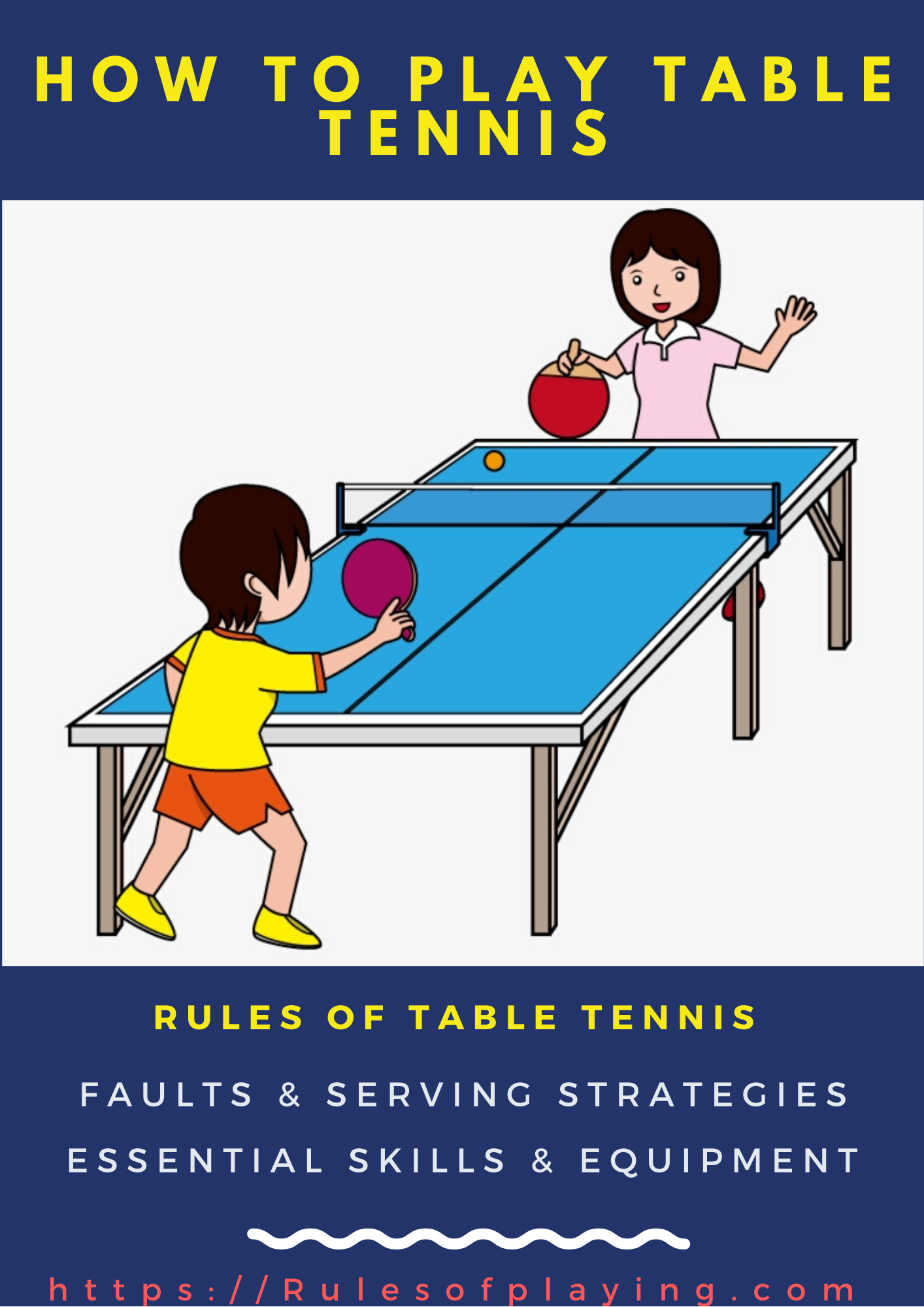 Table tennis singles rules