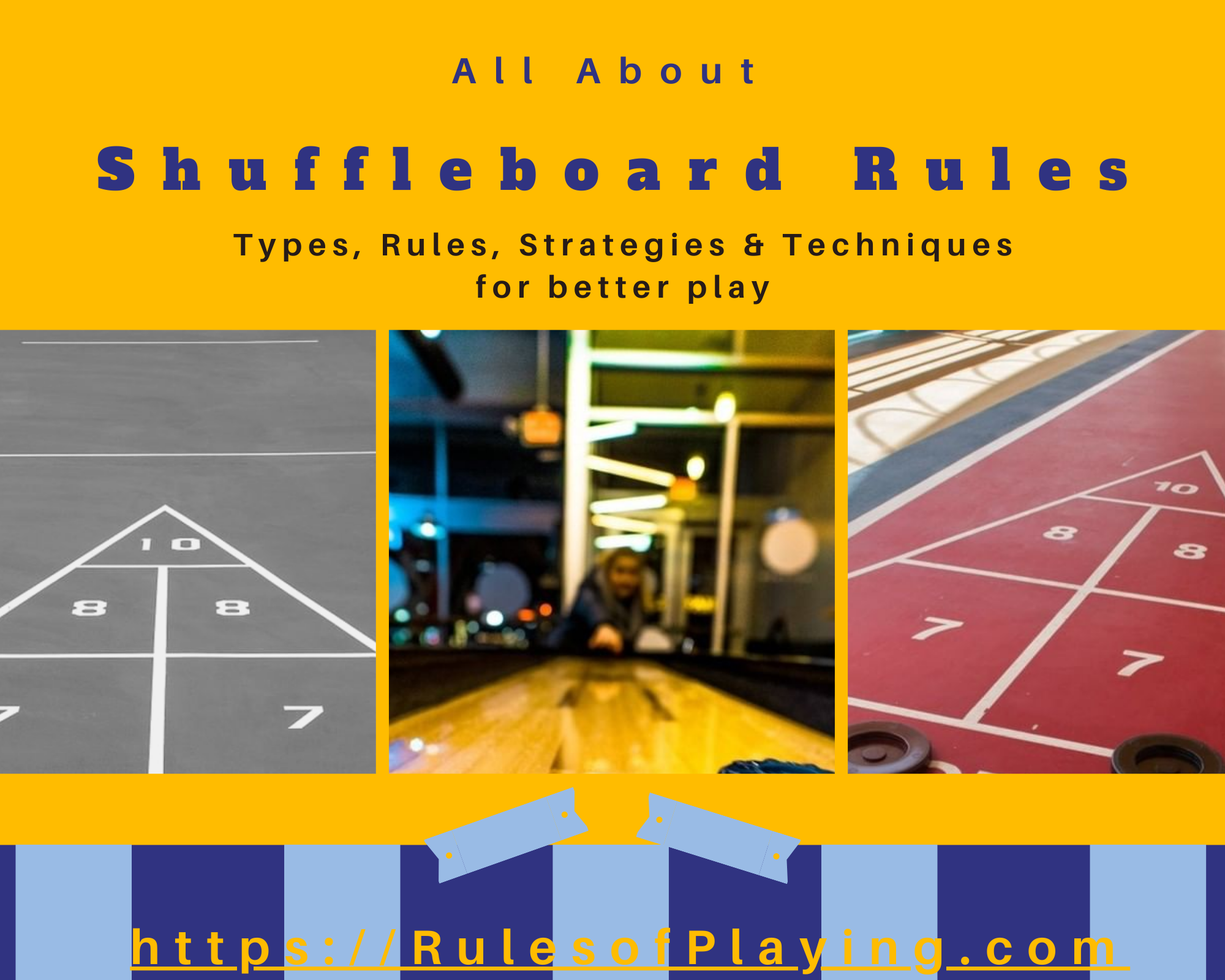 Shuffleboard rules for Indoor and outdoor shuffleboard playing
