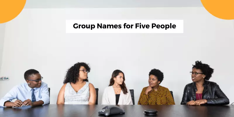 Group Names for Five People