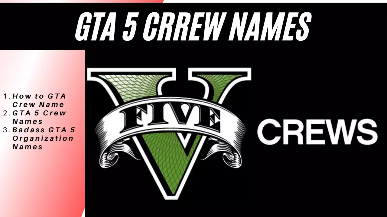 GTA CREW NAMES