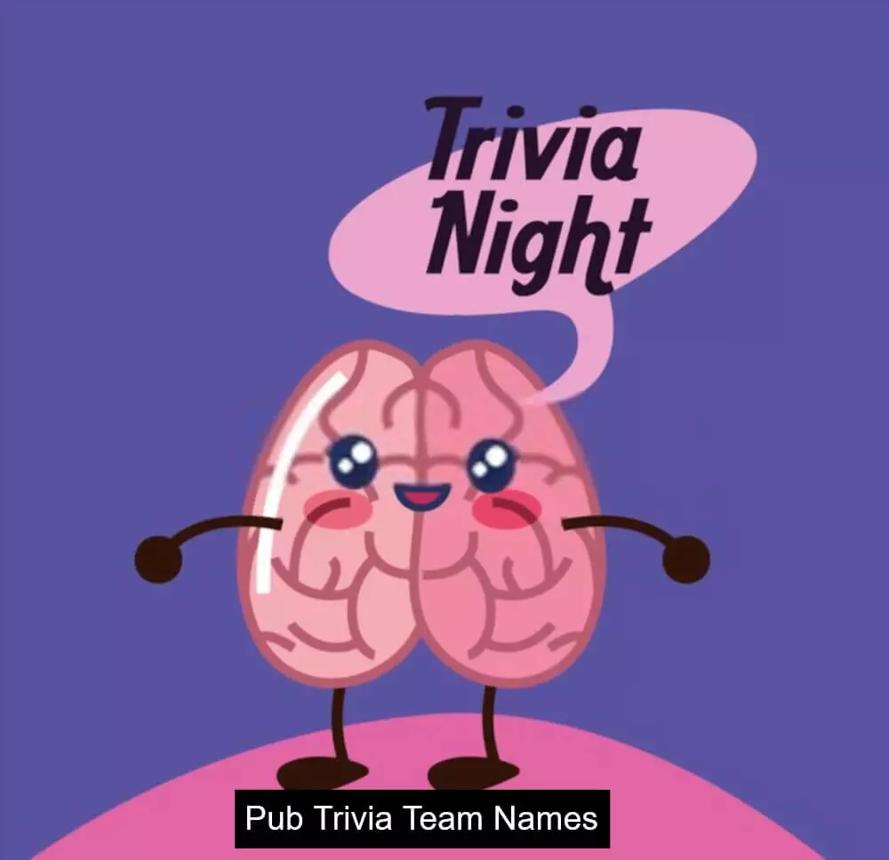 Pub Trivia Team Names