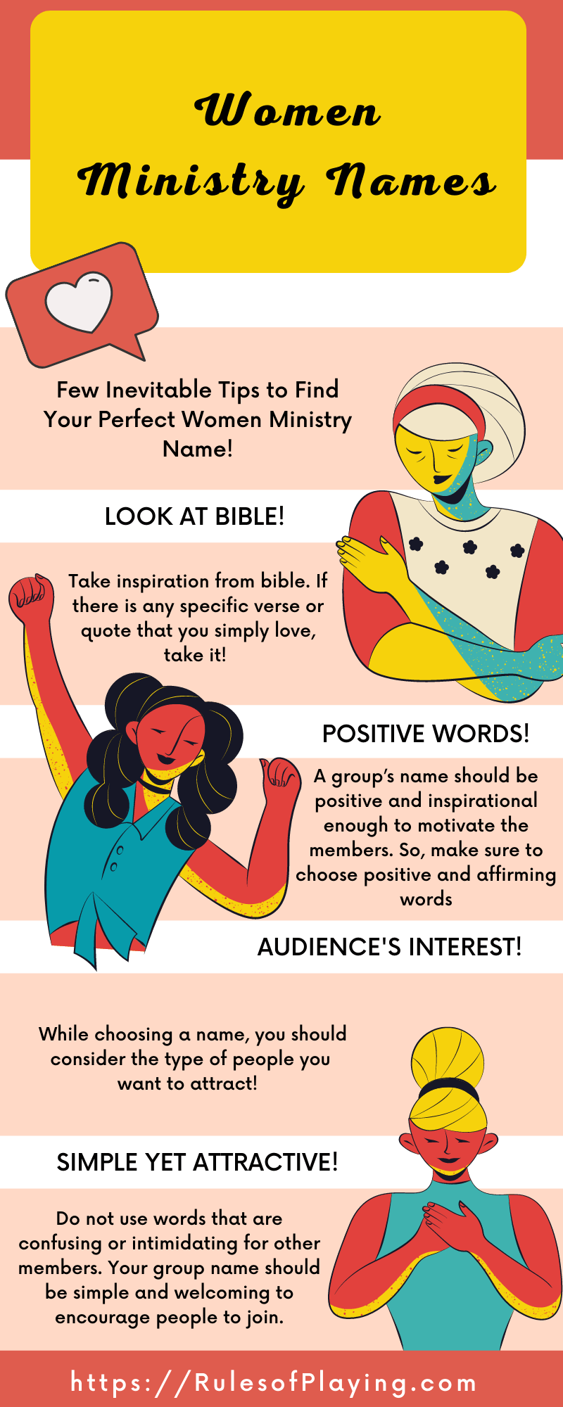 How to Create your own women ministry name?