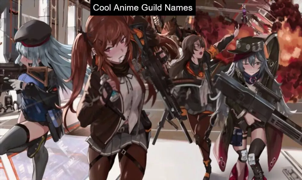 Cool anime Guild Names