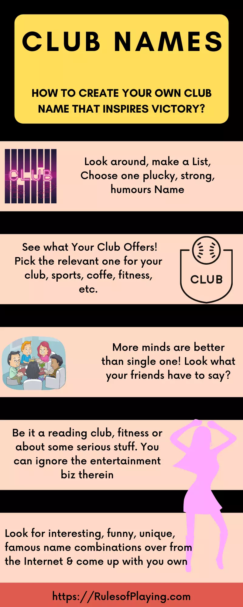 Club Names- how to create your own club name?