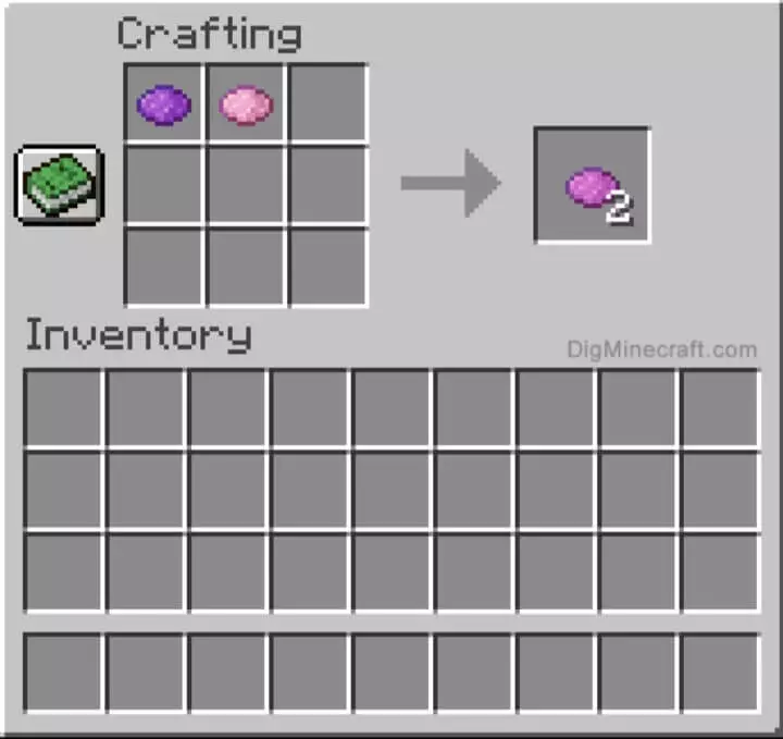 Making Magenta Dye in Minecraft