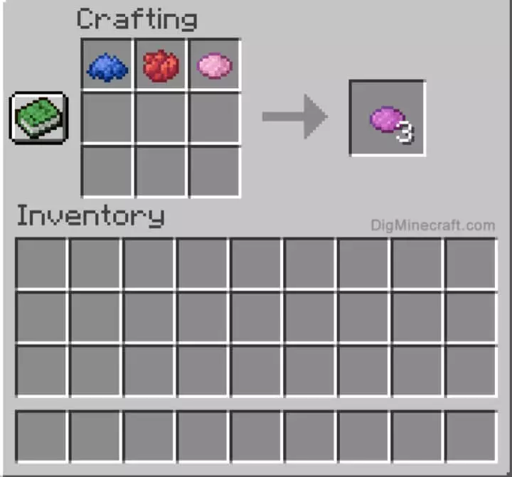 Making Magenta Dye in Minecraft method 2