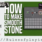 Making smooth stone in minecraft