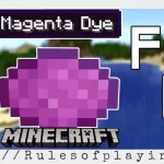 how to make magenta dye in minecraft