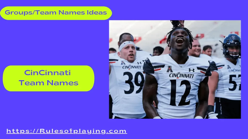 Cincinnati Team Names