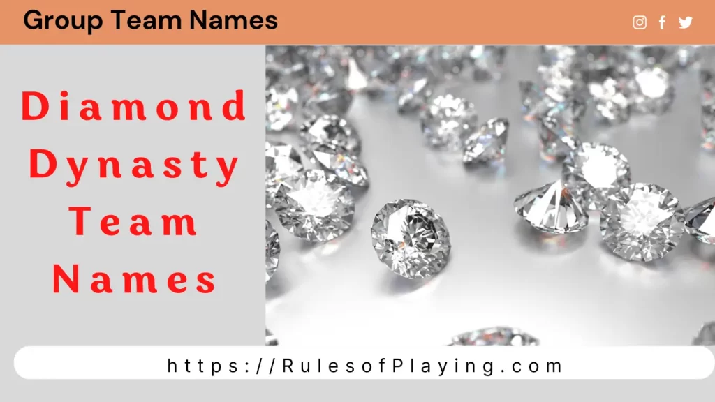 List Of Diamond Dynasty Team Names Ideas (Generator) - BrandBoy