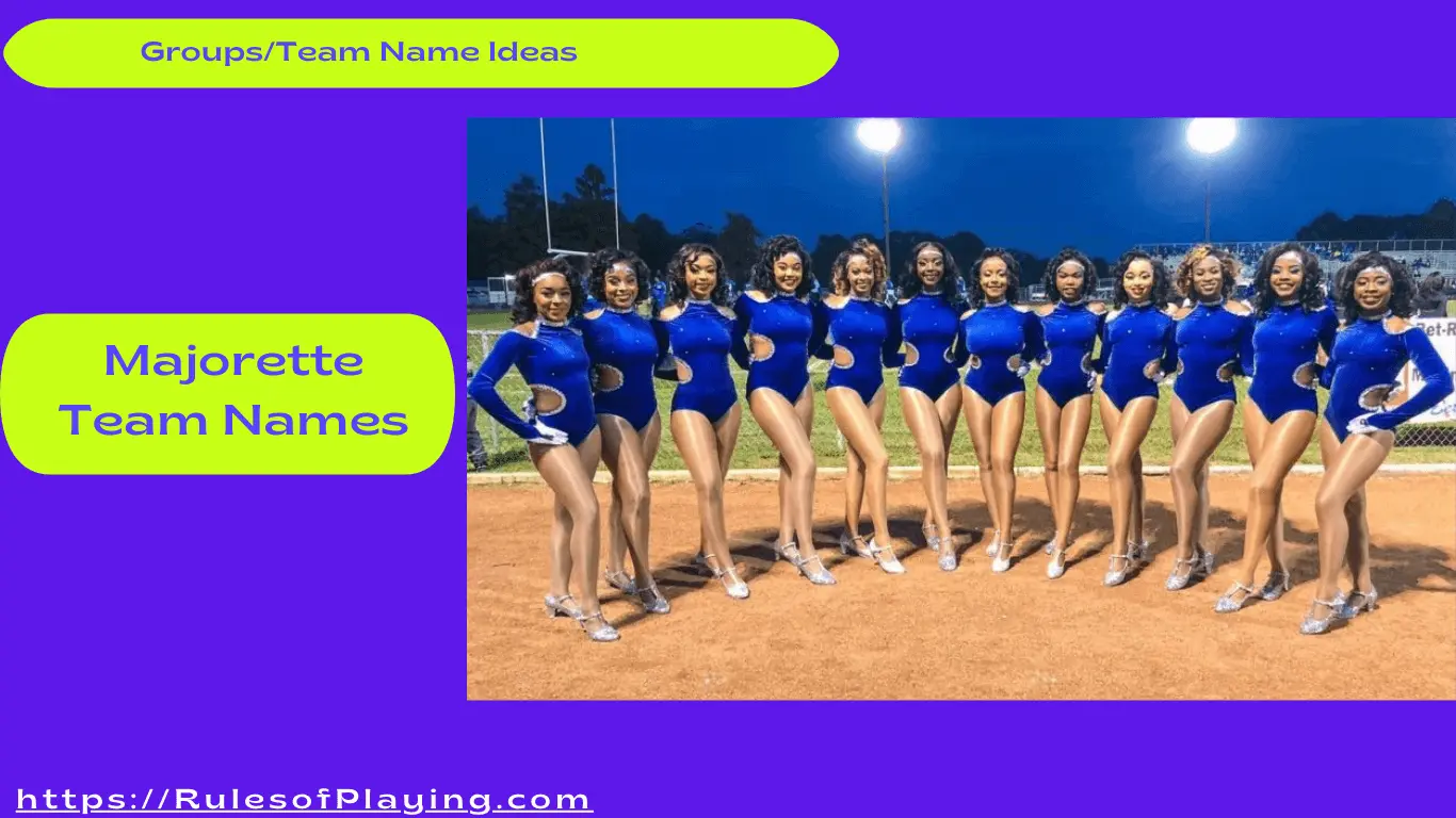 Majorette Team Names