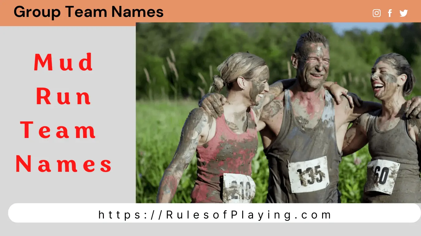 Mud Run Team Names